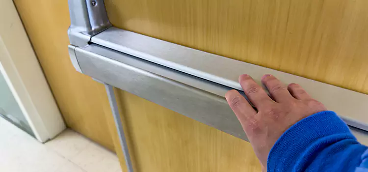 Installing a Push Bar on a Door Spartanburg